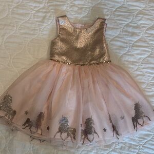 Sparkling Unicorn Toddler Dress